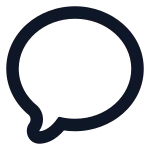Message Round SVG Icon